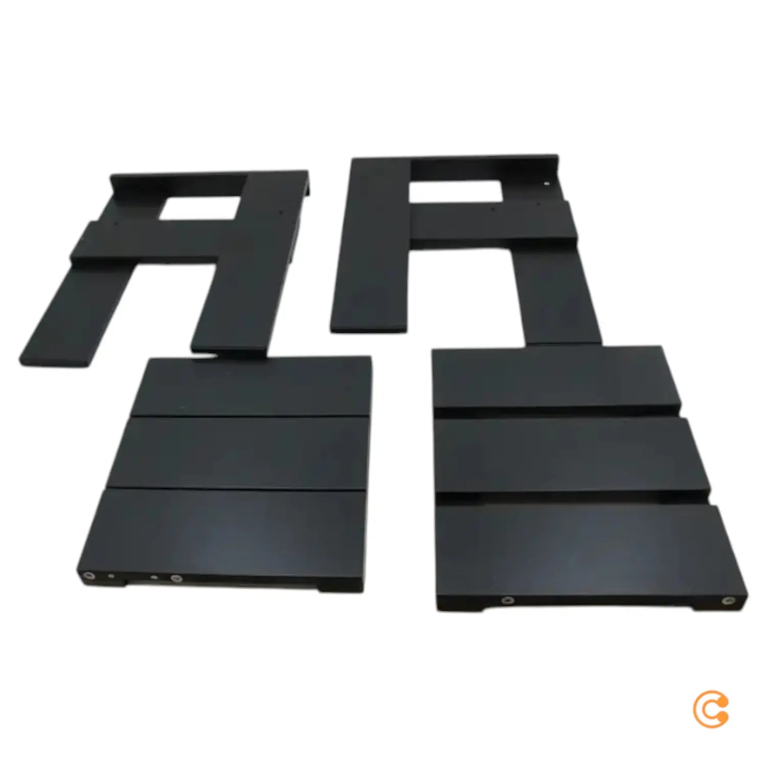 B-Ware Hay Crate Lounge Stuhl Gartenstuhl Balkonstuhl Terrassenstuhl Kiefer Schwarz - 5710441325338