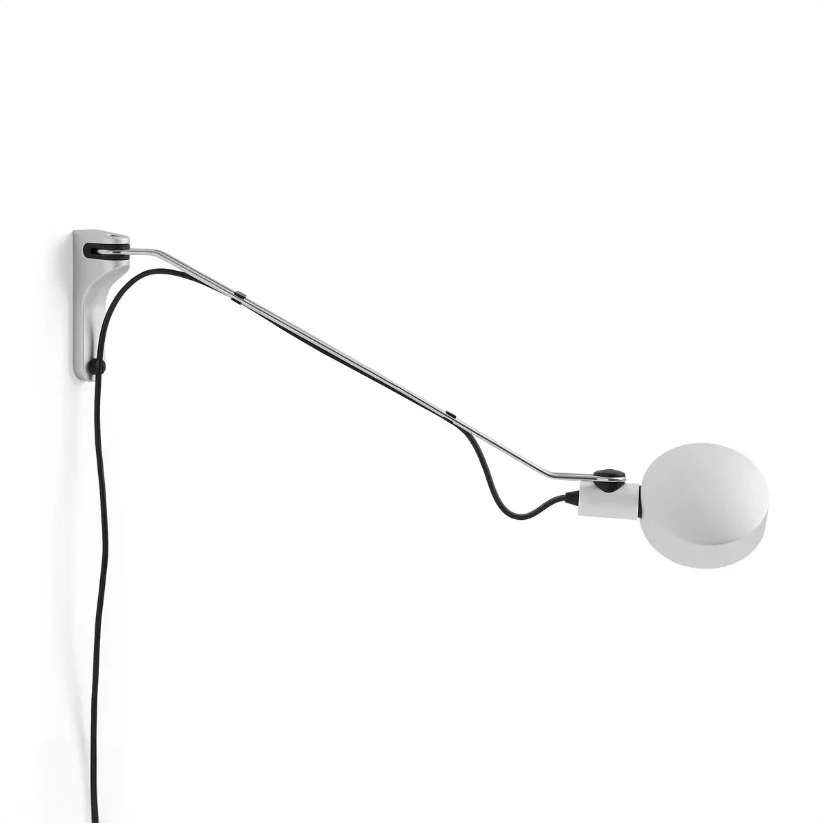 B-Ware Hay Cupola Wandleuchte Leuchte Wandlampe Aluminium Clear Anodised Dimmbar 61cm - 5710441342953