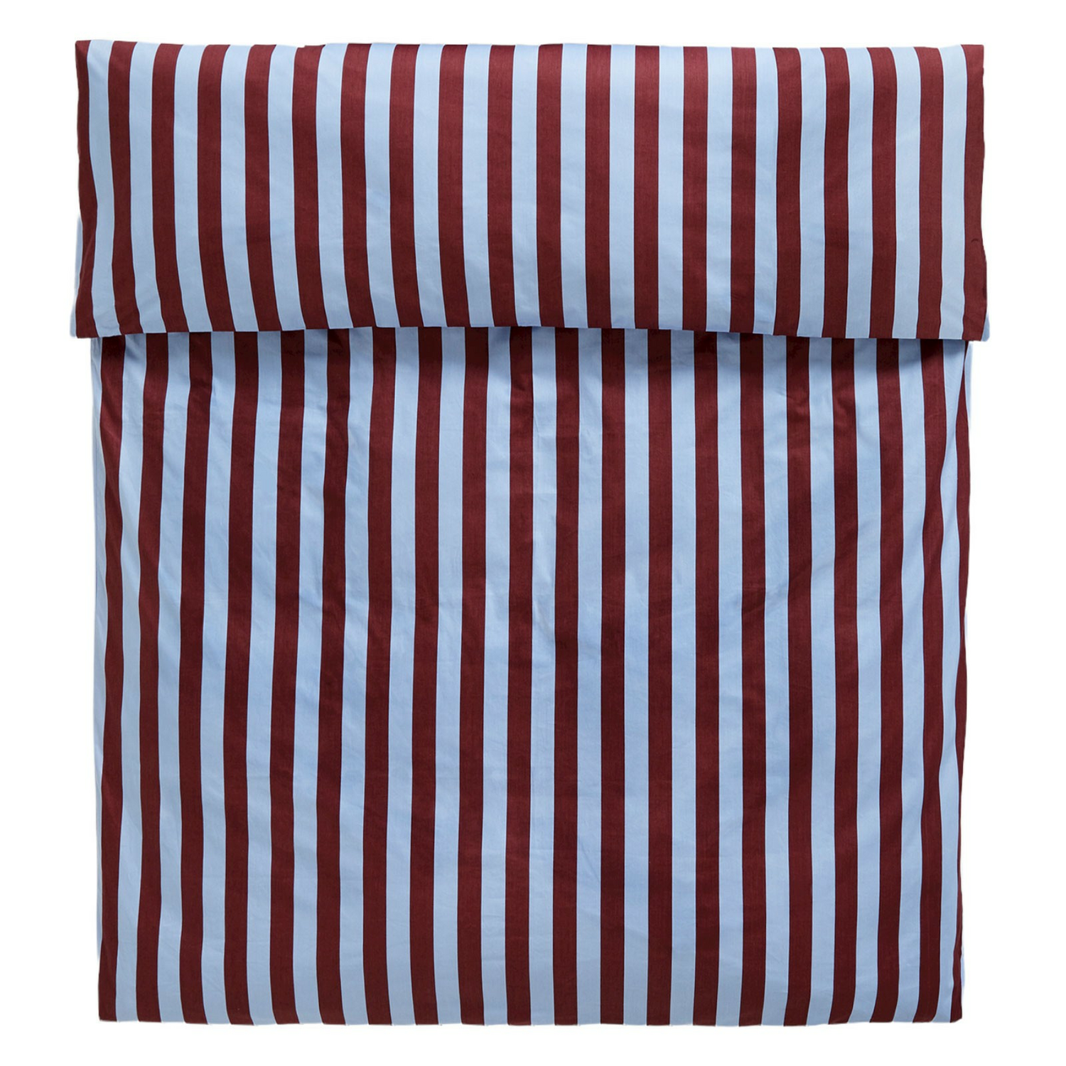 B-Ware Hay été Deckenbezug Bettbezug Baumwolle Decke Bezug 135x200cm Bordeaux Sky Blue - 5710441306603