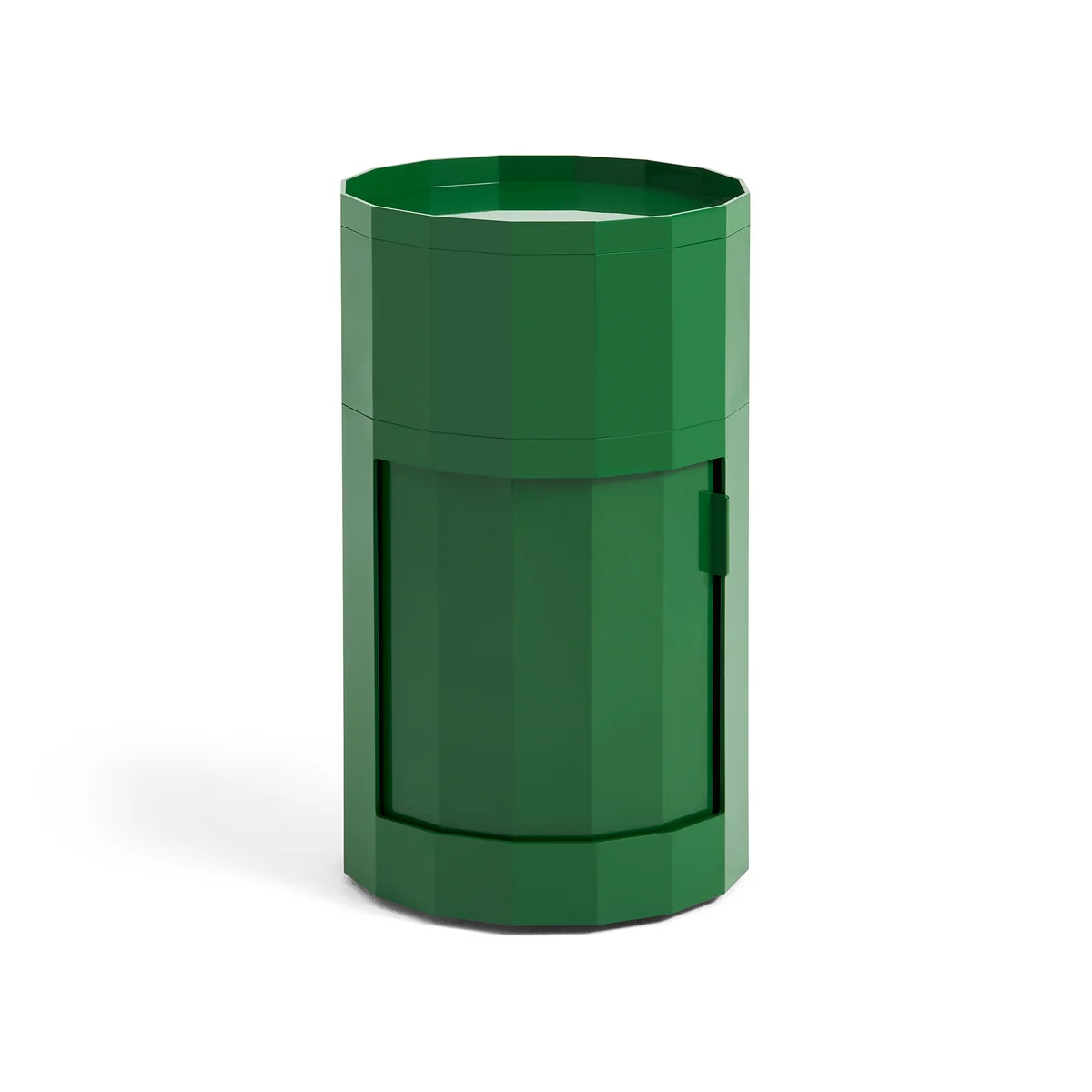 Hay Facet Cabinet Schrank Aufbewahrung Hoch Füße Rollen Spinach Green Möbel B-Ware - 5710441349372