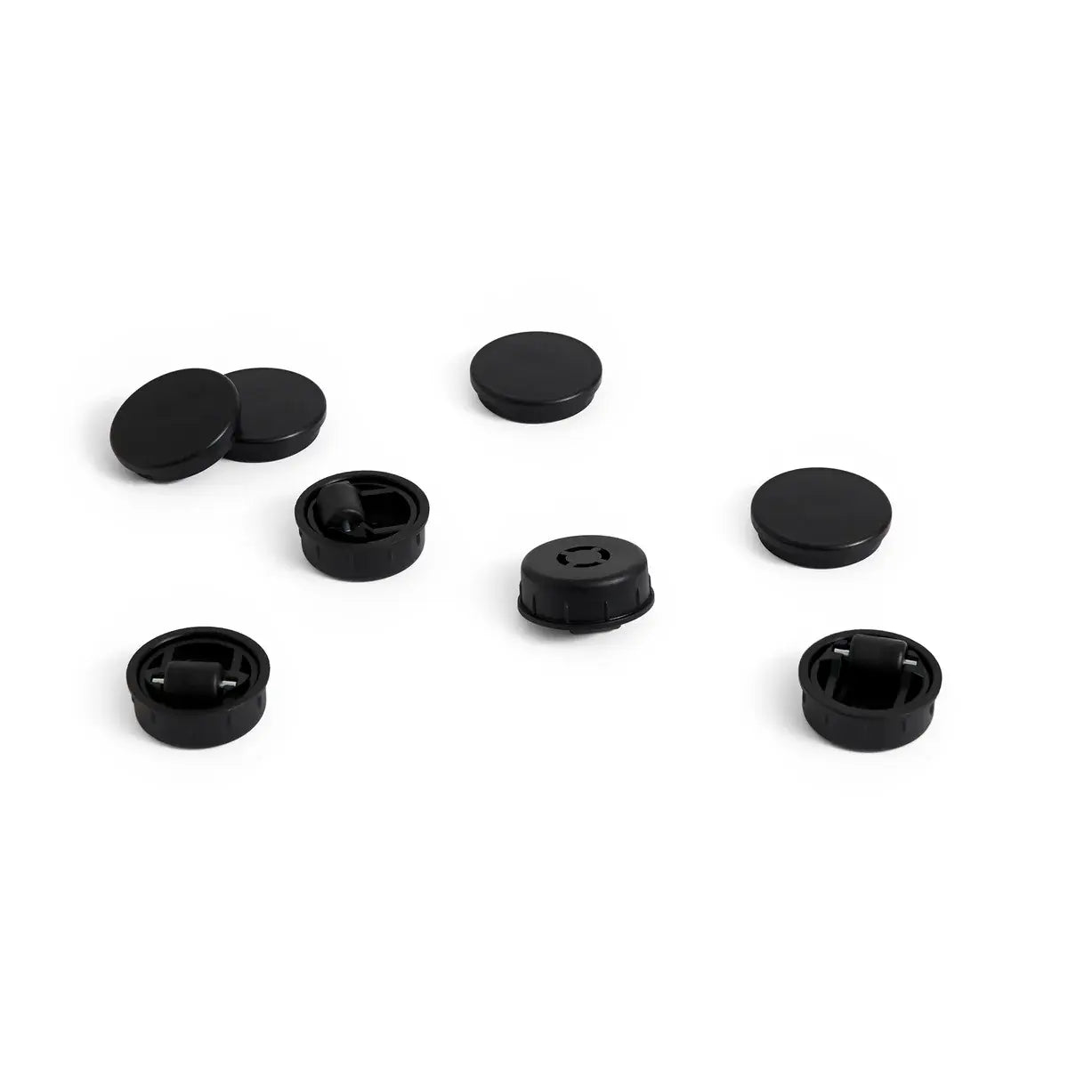 B-Ware Hay Container Füße Rollen Satz Set Polypropylen Pp Schwarz Facet Für Container - 5710441349938