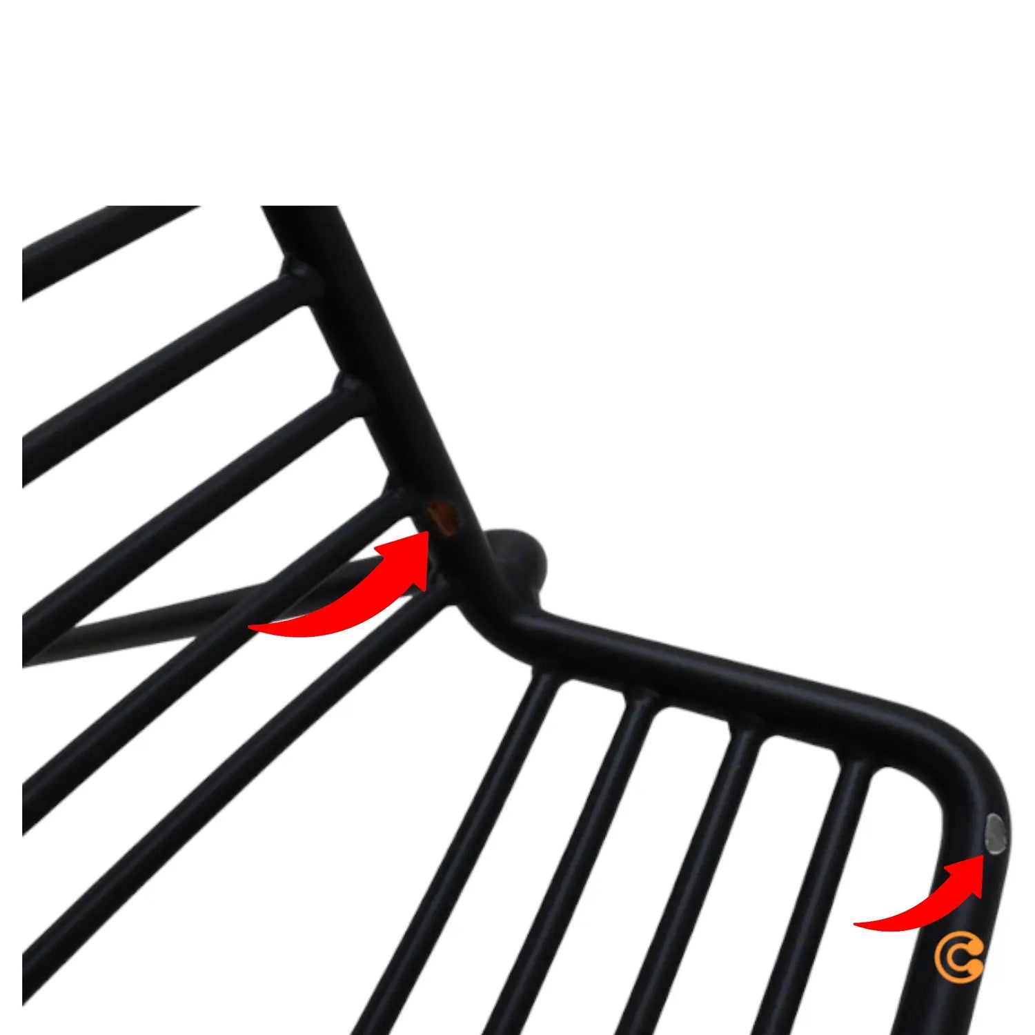 B-Ware Hay Hee Barhocker Low Schwarz Barstuhl Stuhl Küchenstuhl Siehe Text/Foto - 4250298730431