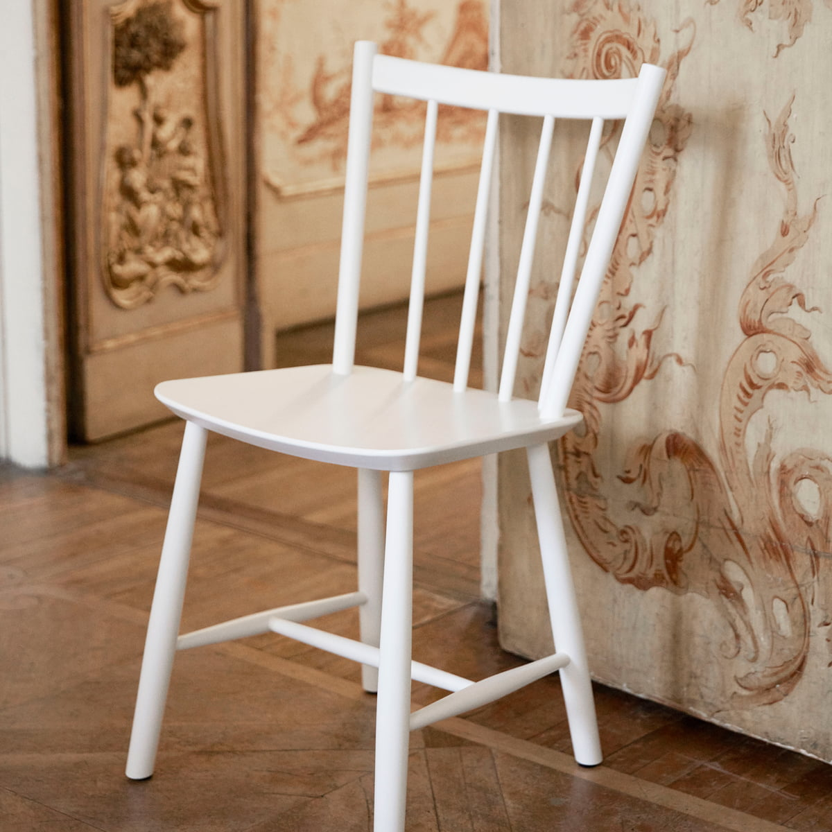 Hay J41 Chair Esszimmerstuhl Stuhl Küchenstuhl Holzstuhl Buchenholz Design Weiß B-Ware - 5710441250487