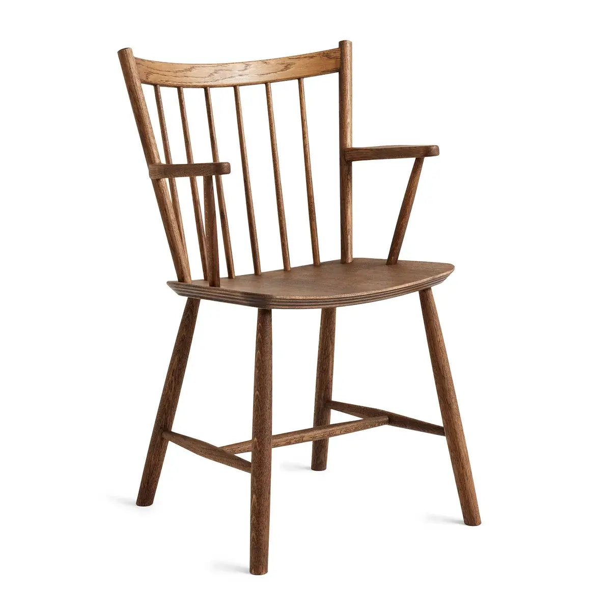 B-Ware Hay Armlehnstuhl Stuhl Windsor J42 Eiche Geölt Dunkel Sitzfläche Eichenfurnier - 5710441330653