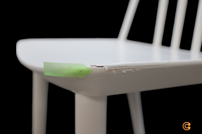 Hay  J77 Chair Stuhl Küchenstuhl Lehnstuhl Esszimmerstuhl Weiß Siehe Text/Foto B-Ware - 5710441031970
