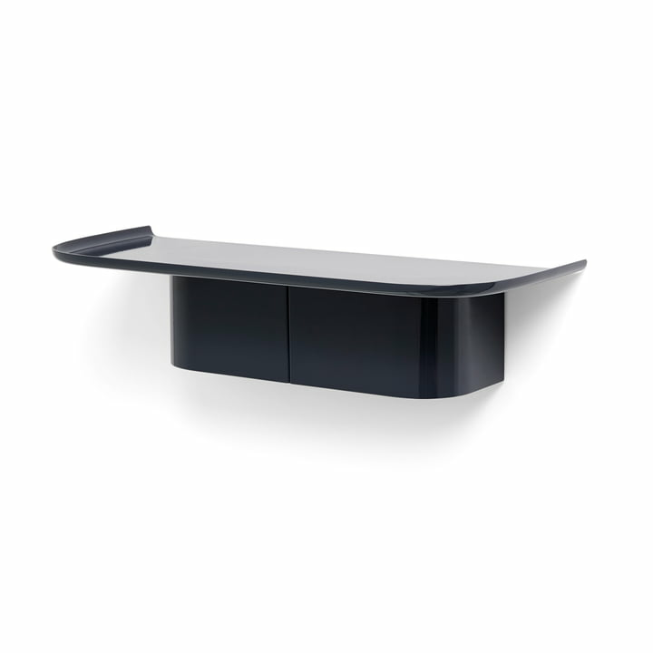 B-Ware Hay Korpus Wandregal Mit Kleiderhaken M Midnight Blue Wandbrett Regalbrett Regal - 5710441298717