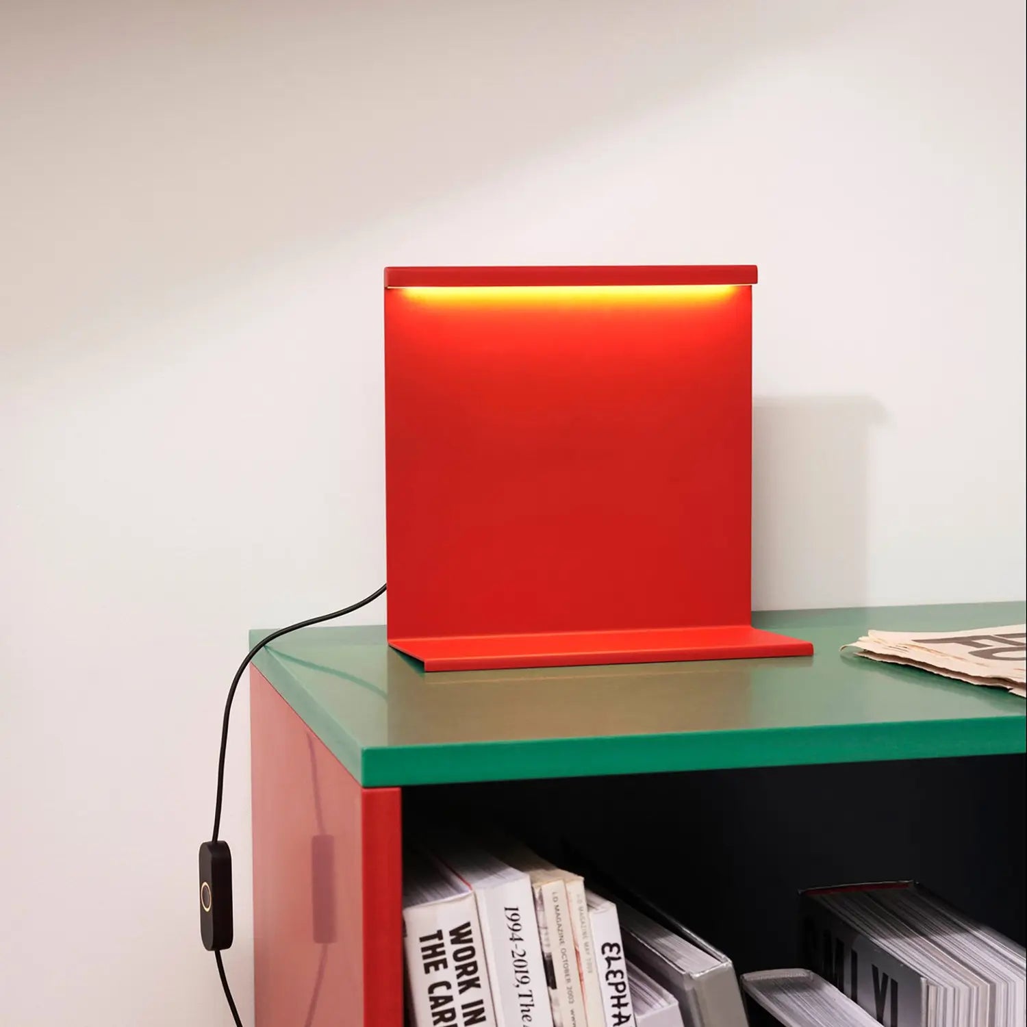 B-Ware Hay Tischleuchte Lampe Led Mit Dimmer Rot Kunststoff Stahl Tomatenrot - 5710441300441