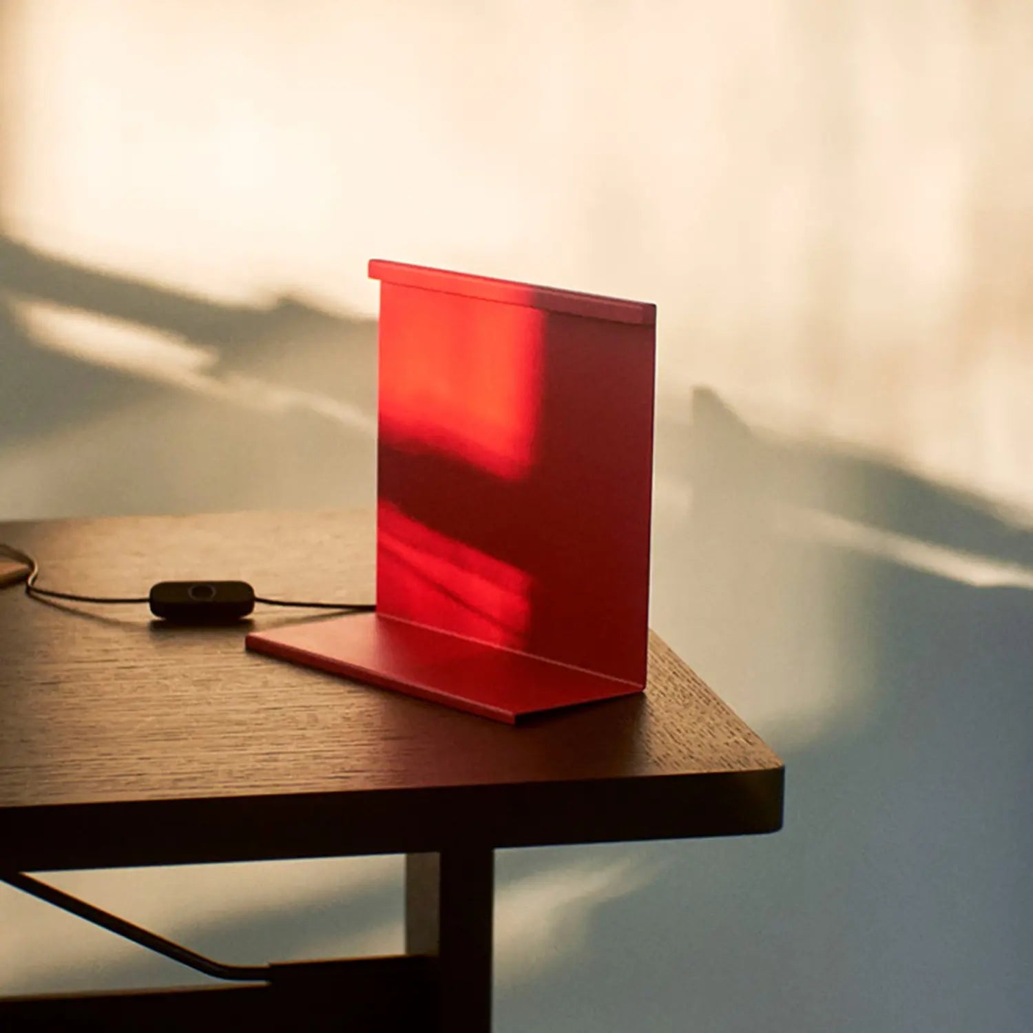 B-Ware Hay Tischleuchte Lampe Led Mit Dimmer Rot Kunststoff Stahl Tomatenrot - 5710441300441