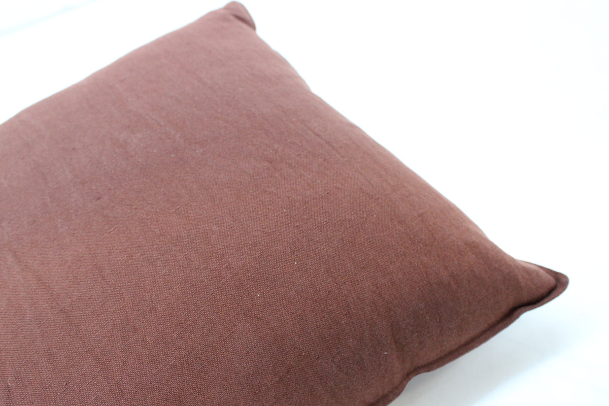 HAY Kissen Polster Leinenkissen Baumwoll Leinen 50 x 50 cm iron red - 5710441363385