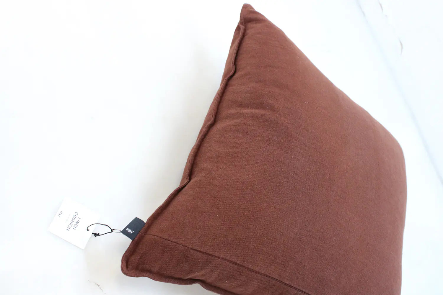 B-Ware Hay Kissen Polster Leinenkissen Baumwoll Leinen 50 X 50 Cm Iron Red  - 5710441363385