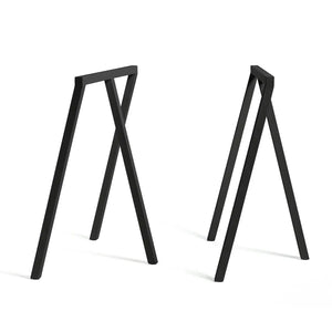 B-Ware Hay Loop Tischböcke Gestell Stand Frame Tischbein Schwarz H72cm Set 2 Stück