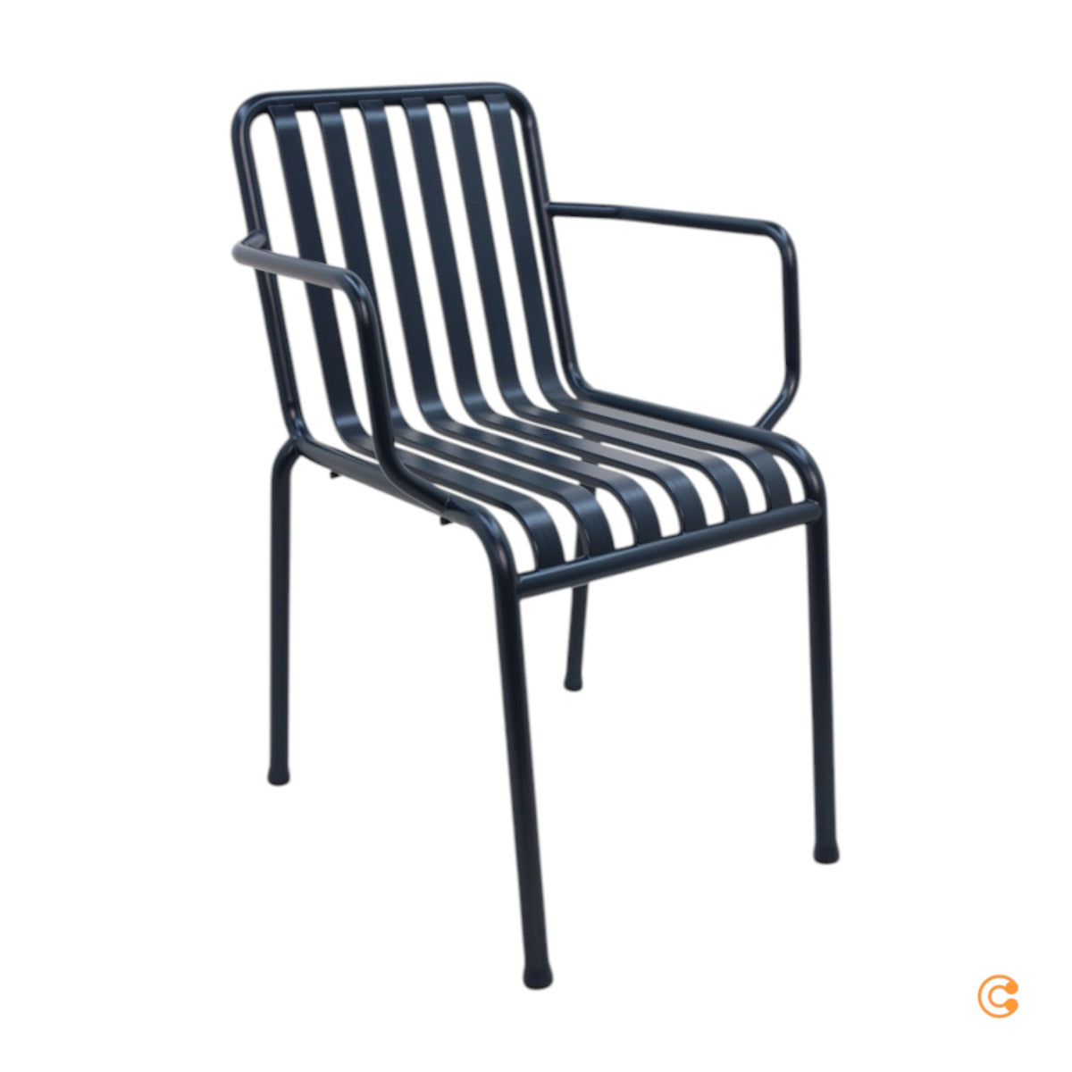 HAY Gartenstuhl Stuhl Armlehnenstuhl deep blue Exklusive Edition SIEHE TEXT/FOTO - 4251384260092