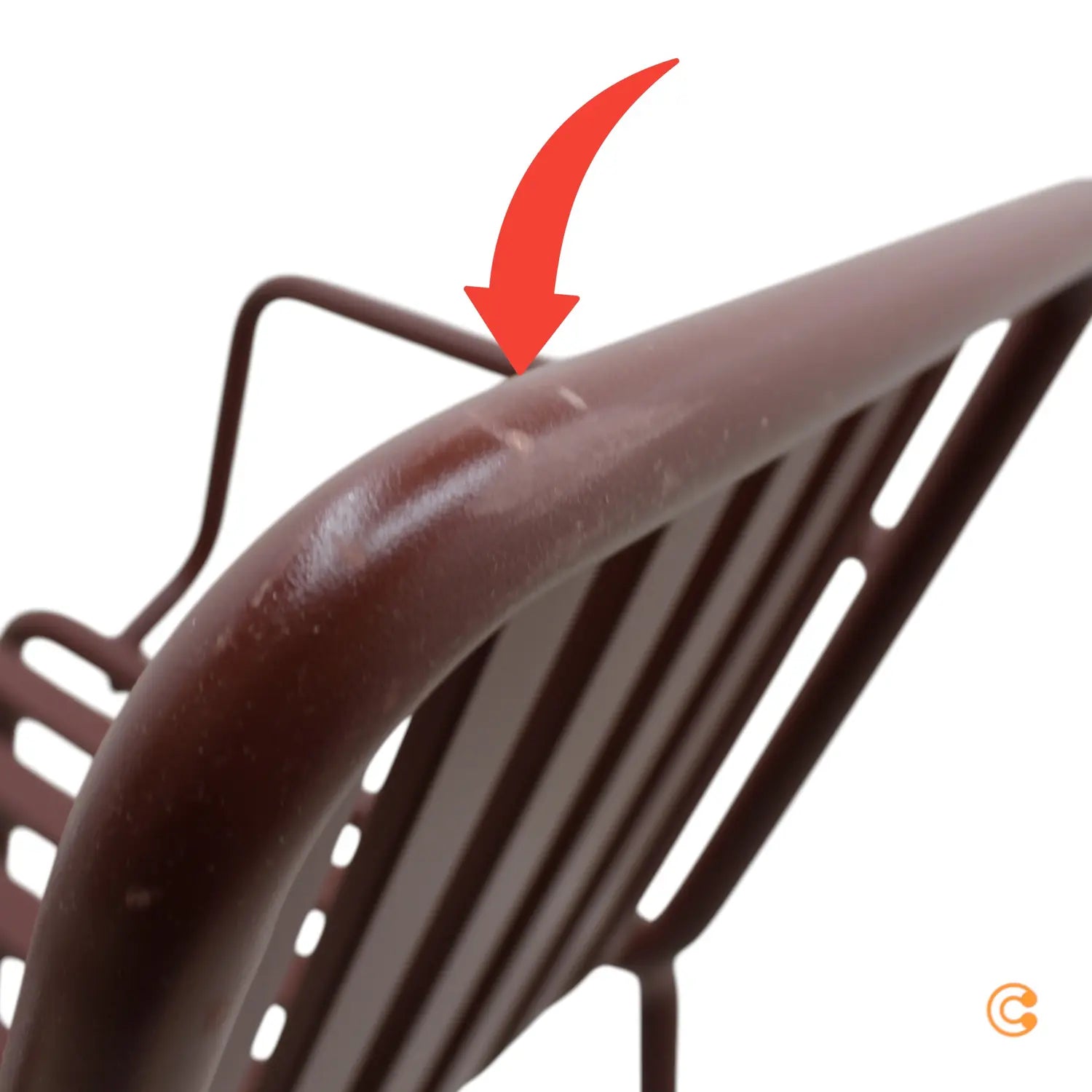 B-Ware Hay Palissade Gartenstuhl Armlehnenstuhl Sitzgelegenheit Rot Siehe Text/Foto - 5710441317494