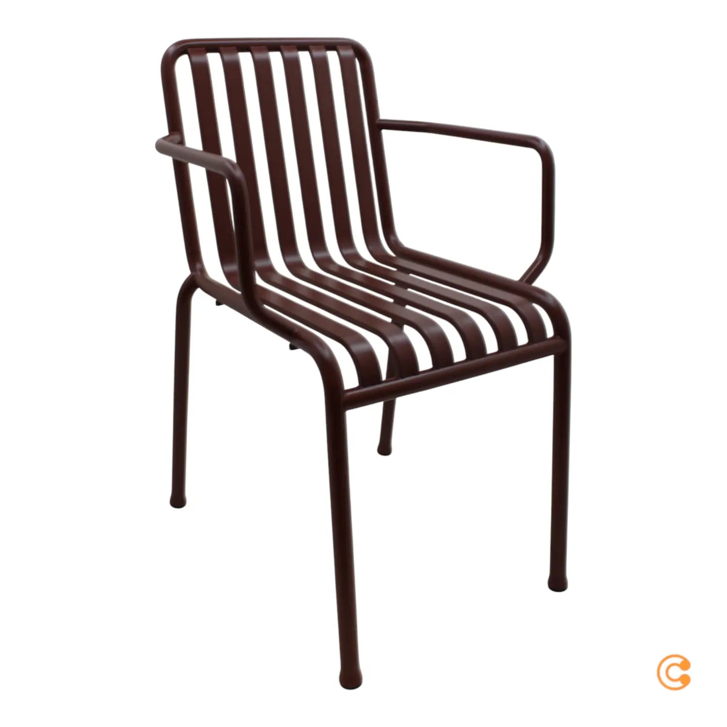 B-Ware Hay Palissade Gartenstuhl Armlehnenstuhl Sitzgelegenheit Rot Siehe Text/Foto - 5710441317494