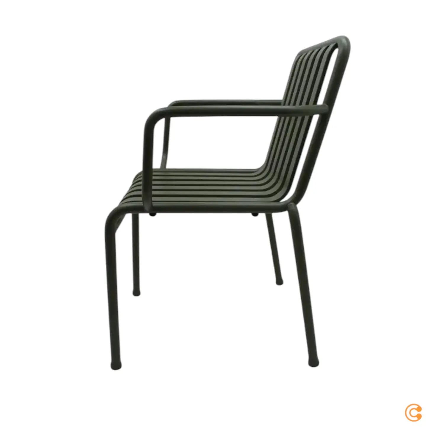 Hay Palissade Armlehnenstuhl Stuhl Gartenstuhl Lehnstuhl Stahl Siehe Text/Foto B-Ware - 5710441202233
