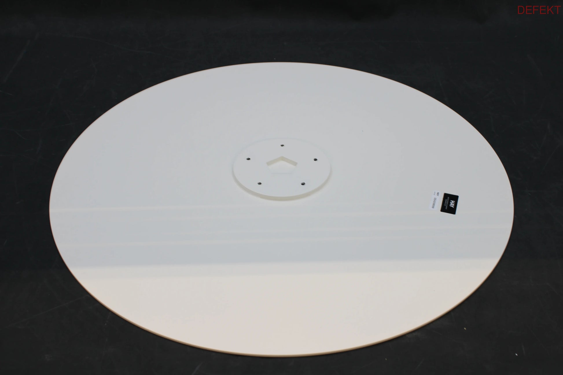 D-Ware Hay Palissade Bistrotisch Tisch Beistelltisch Cremeweiß ø70x H74cm Defektware - 5710441366089