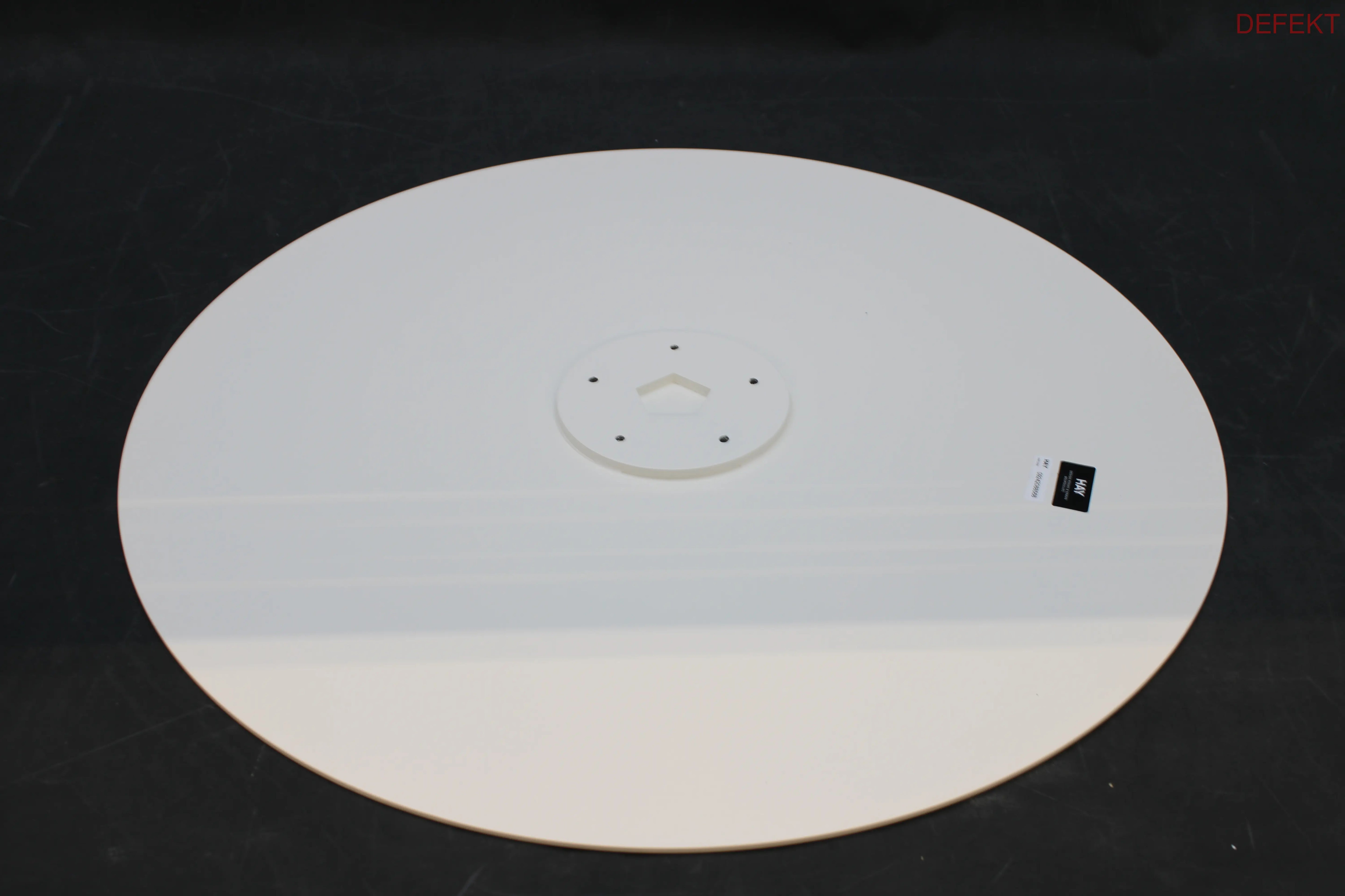 D-Ware Hay Palissade Bistrotisch Tisch Beistelltisch Cremeweiß ø70x H74cm Defektware - 5710441366089