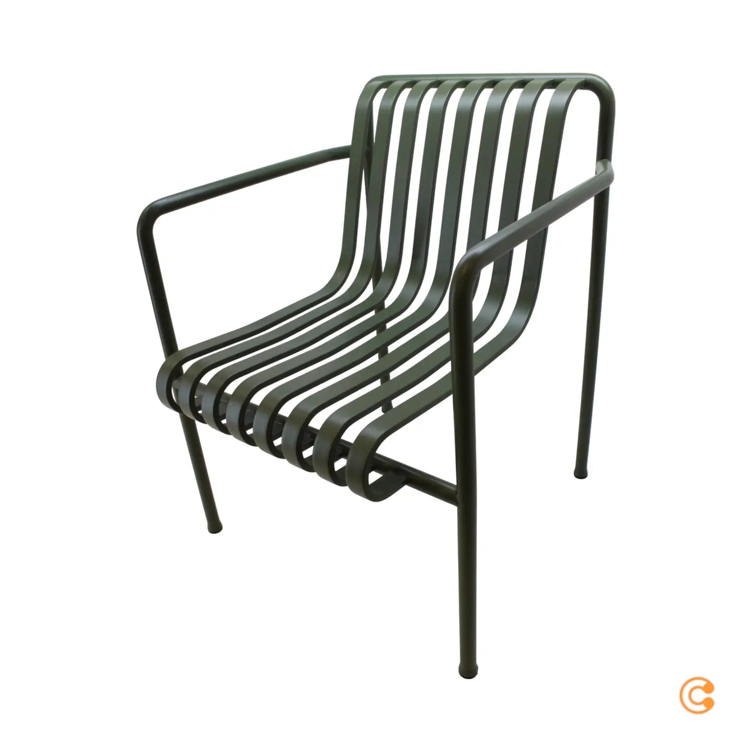 B-Ware Hay Palissade Dining Gartenstuhl Armlehnstuhl Stuhl Olivgrün Siehe Text/Foto - 5710441202288