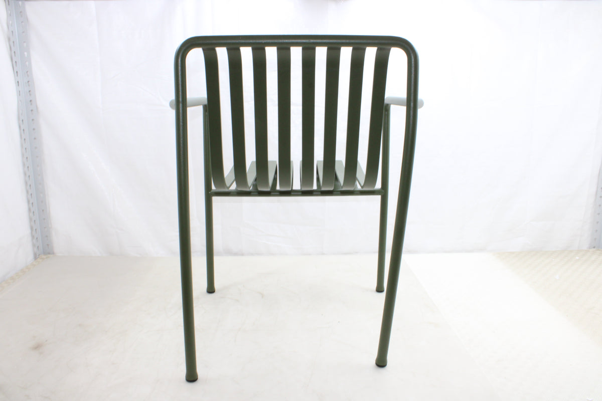 HAY Palissade Dining Gartenstuhl Armlehnstuhl Stuhl Olivgrün SIEHE TEXT/FOTO - 5710441202288