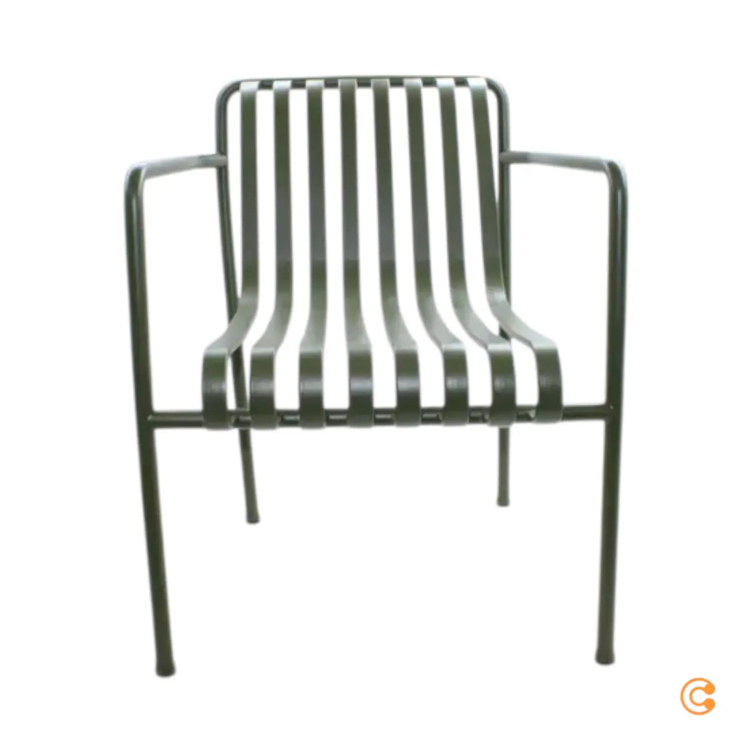 B-Ware Hay Palissade Dining Gartenstuhl Armlehnstuhl Stuhl Olivgrün Siehe Text/Foto - 5710441202288