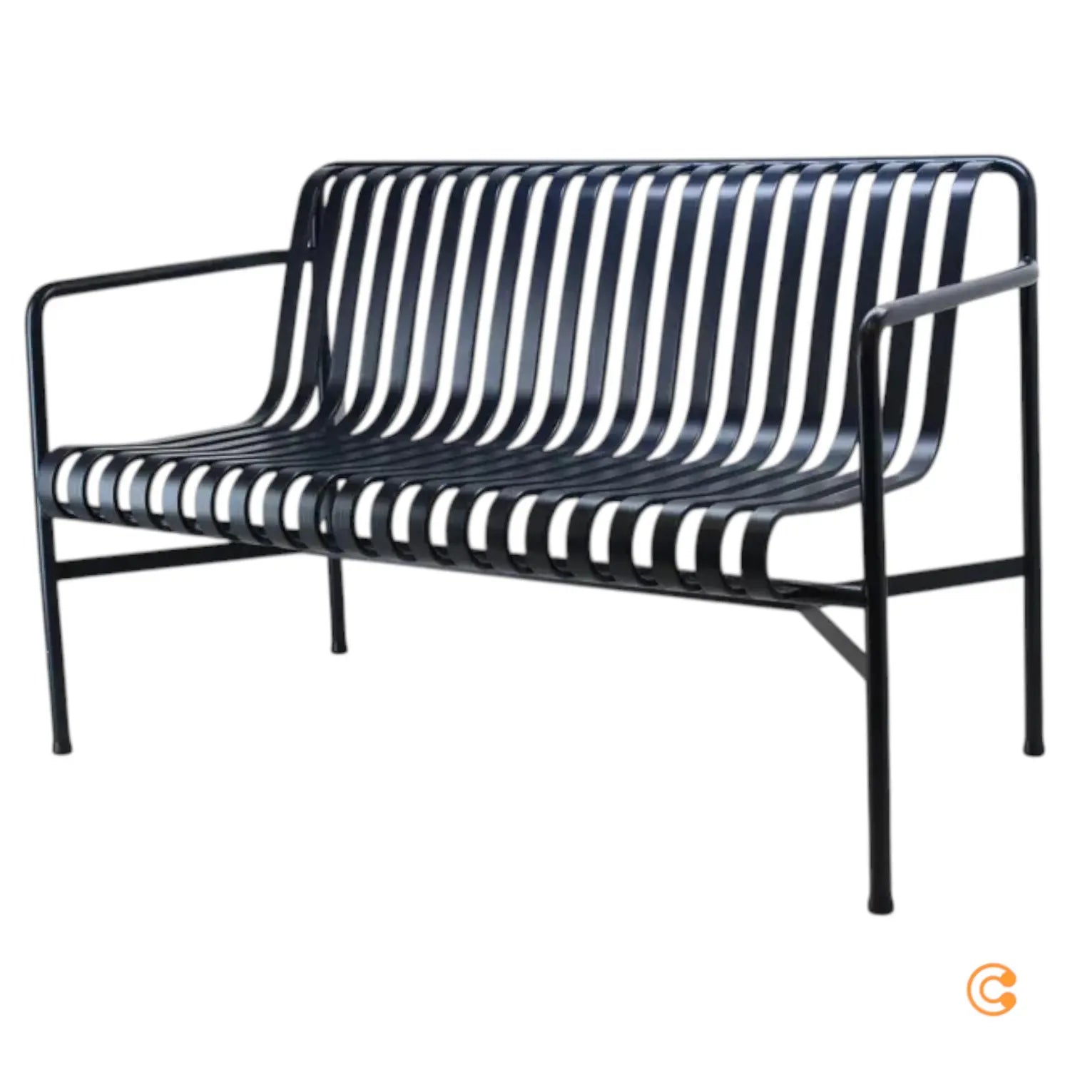 B-Ware Hay Gartenbank Sitzbank Palissade Dining Bench Deep Blue Exklusive Siehe Text - 4251384260115