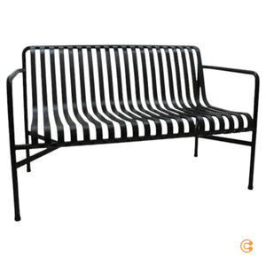 B-Ware Hay Dining Bench Palissade Bank Gartenbank Sitzbank Grau Siehe Text/Fotos