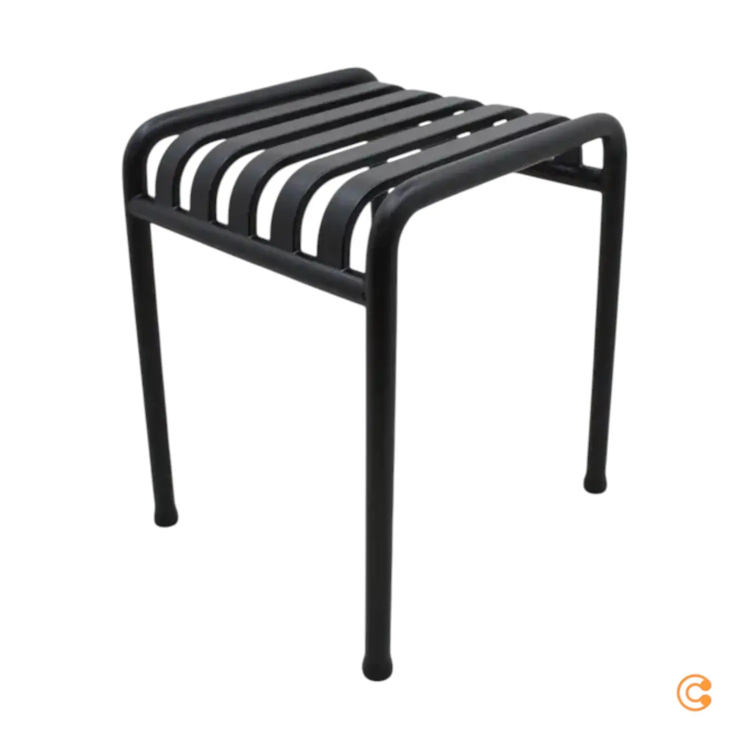 B-Ware Hay Palissade Hocker Sitzhocker Sitz Design Stahl Pulverbeschichtet Anthrazit - 5710441202707
