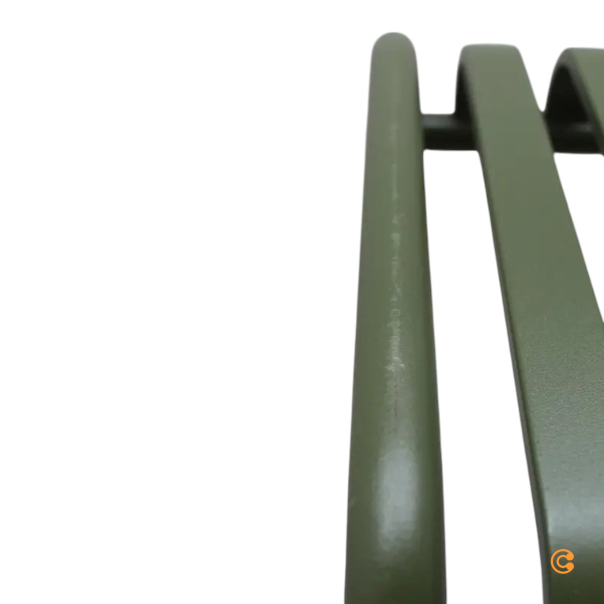 Hay Palissade Fußhocker Sitzhocker Hocker Beistelltisch Ottoman Stahl Olivgrün - 5710441202752