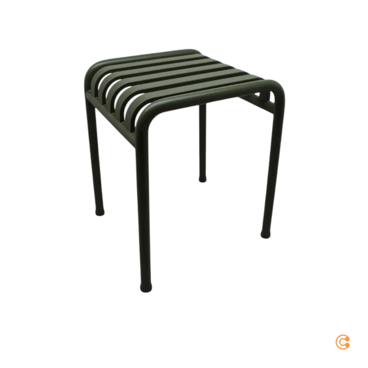 Hay Palissade Fußhocker Sitzhocker Hocker Beistelltisch Ottoman Stahl Olivgrün - 5710441202752