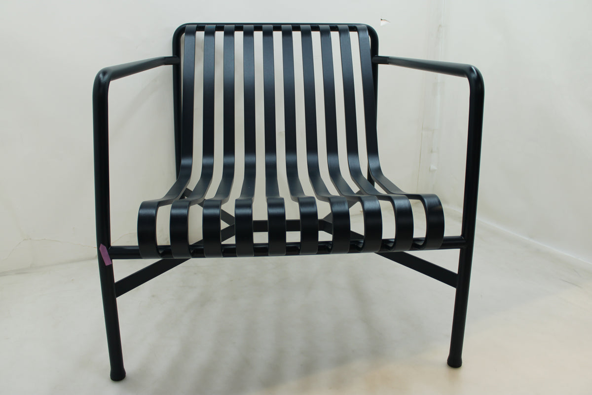 HAY Lounge Sessel Stuhl Palissade Chair Low Gartenstuhl Dunkelblau Outdoor - 4251384260108