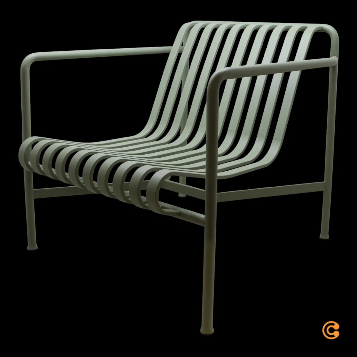 B-Ware Hay Palissade Lounge Chair Sessel Loungesessel Salbei Exklusive Edition Outdoor - 5710441351313