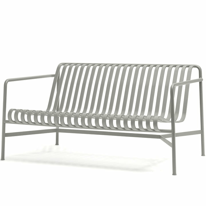 Hay Palissade Outdoor Lounge Sofa Gartenbank Bank Sitzbank Couch Hellgrau B-Ware - 5710441202479