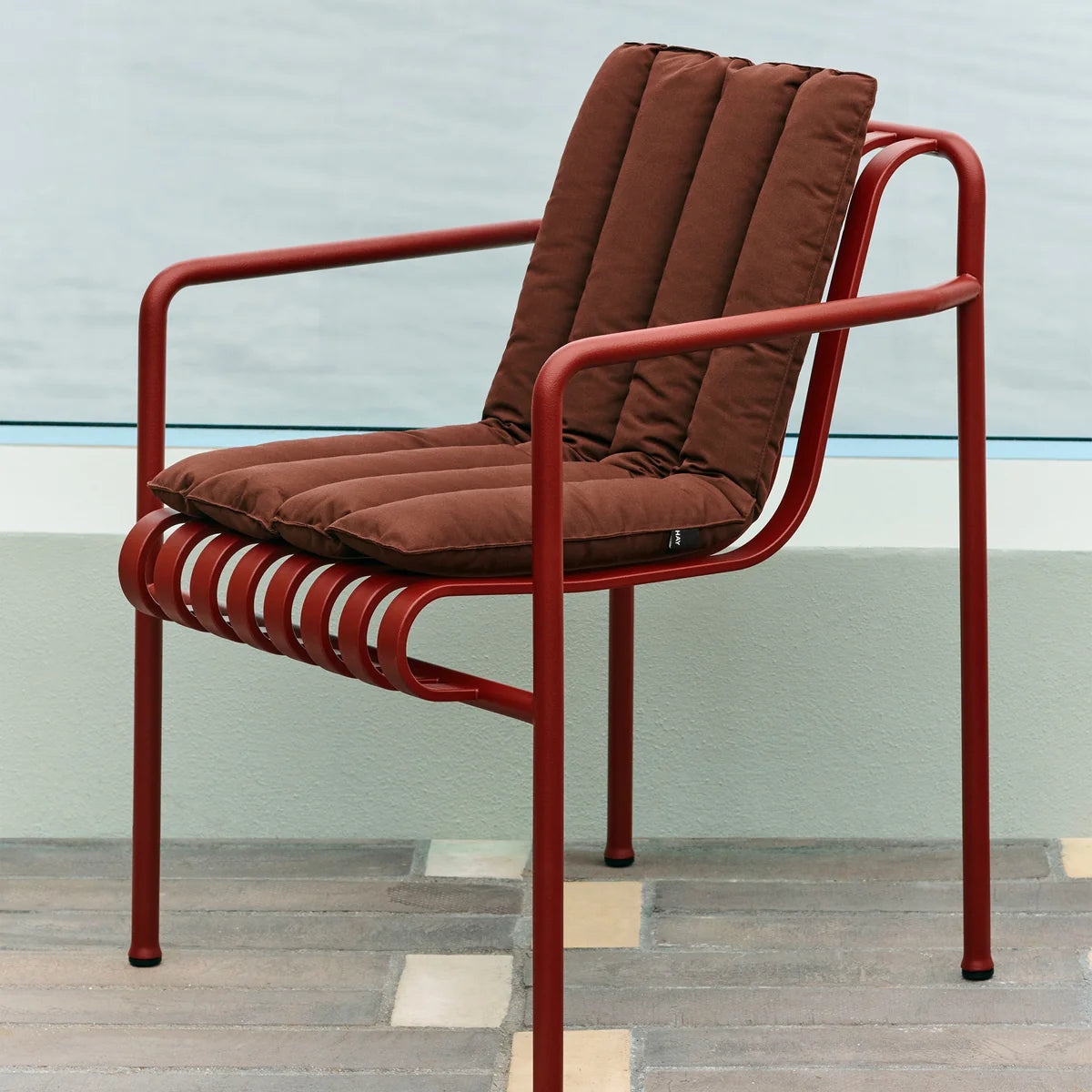 HAY Sitzkissen Auflage Lounge Chair Hoch Palissade Soft Quilted cremeweiß - 5710441367390