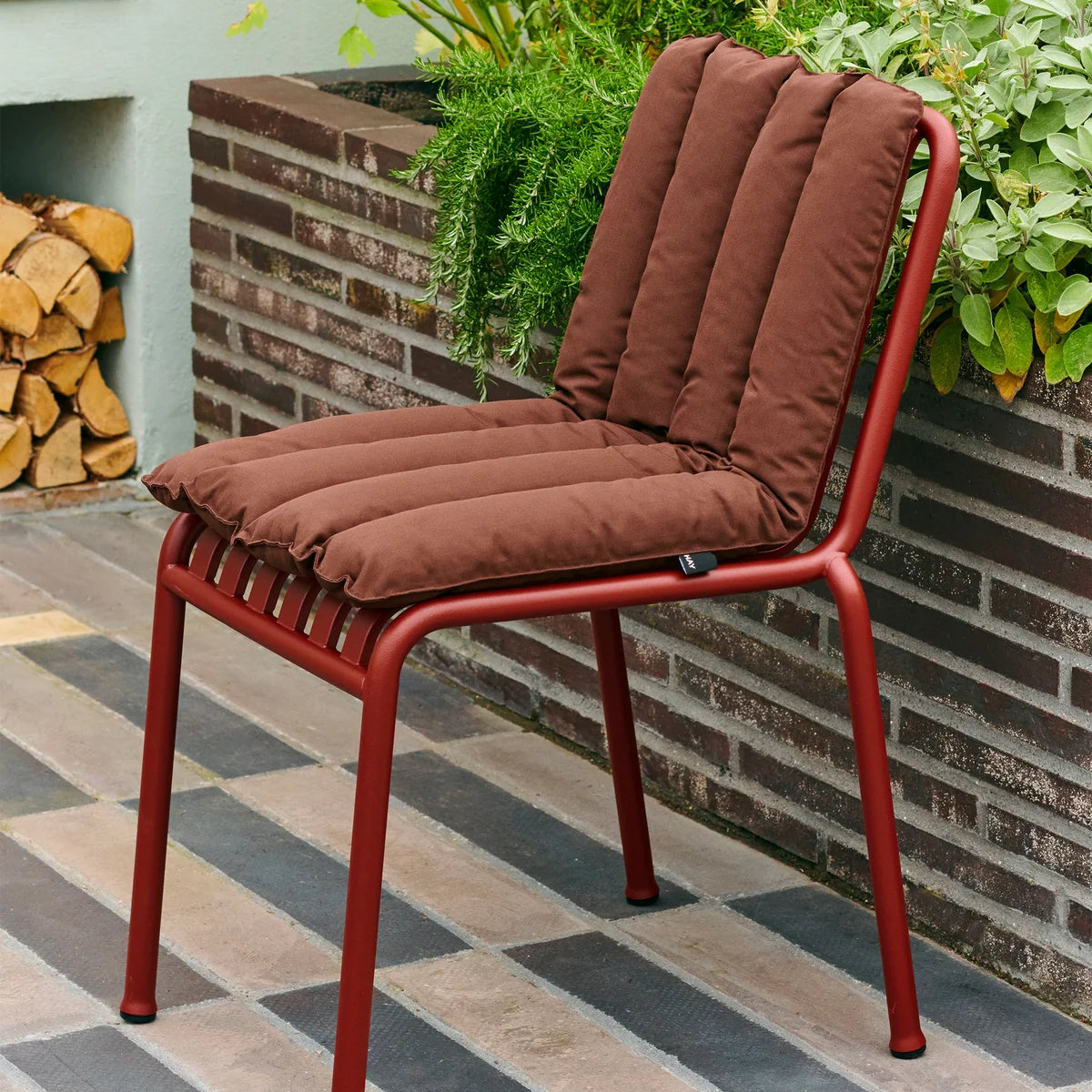 HAY Sitzkissen Auflage Lounge Chair Hoch Palissade Soft Quilted cremeweiß - 5710441367390