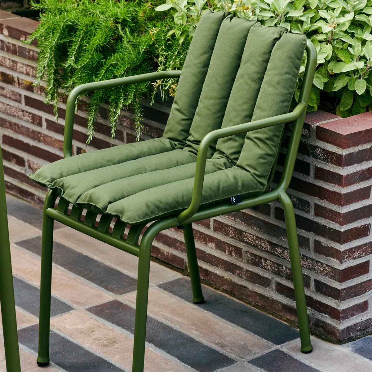 HAY Sitzkissen Auflage Lounge Chair Hoch Palissade Soft Quilted cremeweiß - 5710441367390