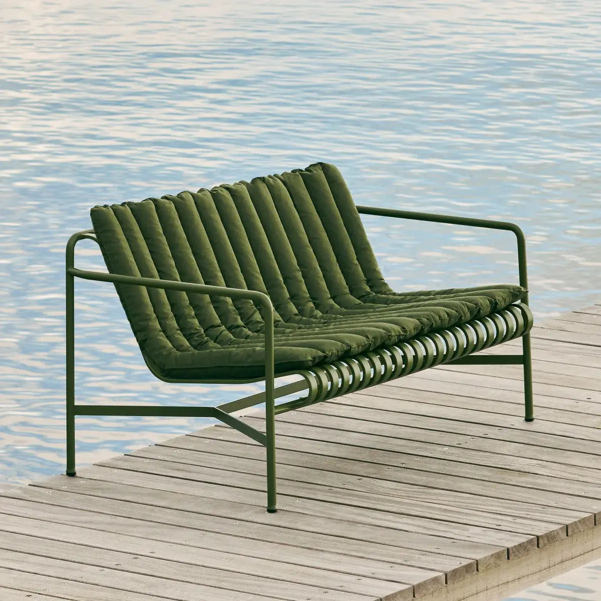 B-Ware Hay Sitzkissen Auflage Lounge Chair Hoch Palissade Soft Quilted Cremeweiß - 5710441367390