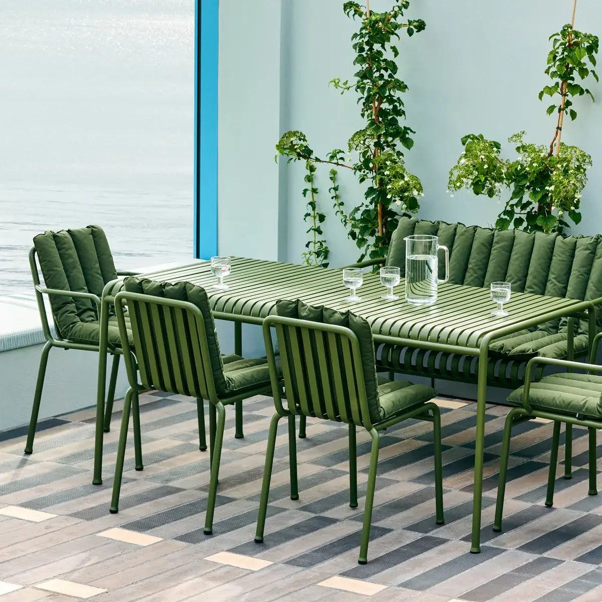 B-Ware Hay Sitzkissen Auflage Lounge Chair Hoch Palissade Soft Quilted Cremeweiß - 5710441367390