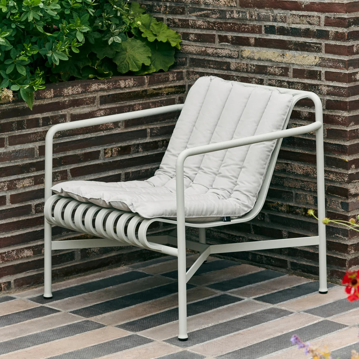 HAY Sitzkissen Auflage Lounge Chair Hoch Palissade Soft Quilted cremeweiß - 5710441367390
