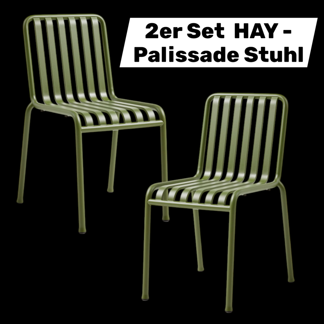 Hay Palissade Stuhl Esszimmerstuhl Gartenstuhl Balkonstuhl Designstuhl 2 Stück B-Ware - 5710441202189
