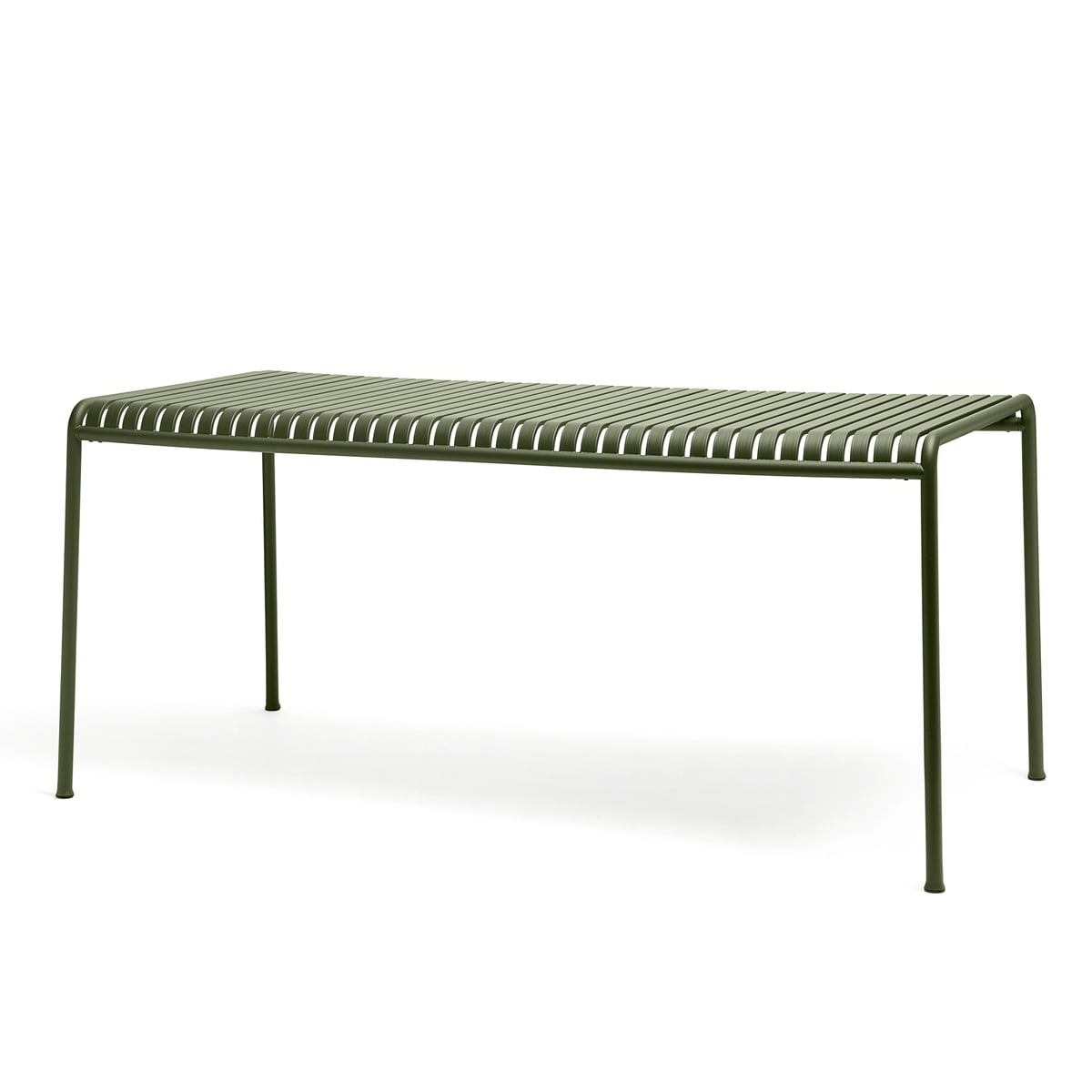 Hay Palissade Tisch Rechteckig Gartentisch Esstisch Army Grün 170 X 90 Cm Stahl B-Ware