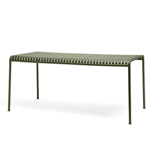 B-Ware Hay Palissade Tisch Rechteckig Gartentisch Esstisch Army Grün 170 X 90 Cm Stahl