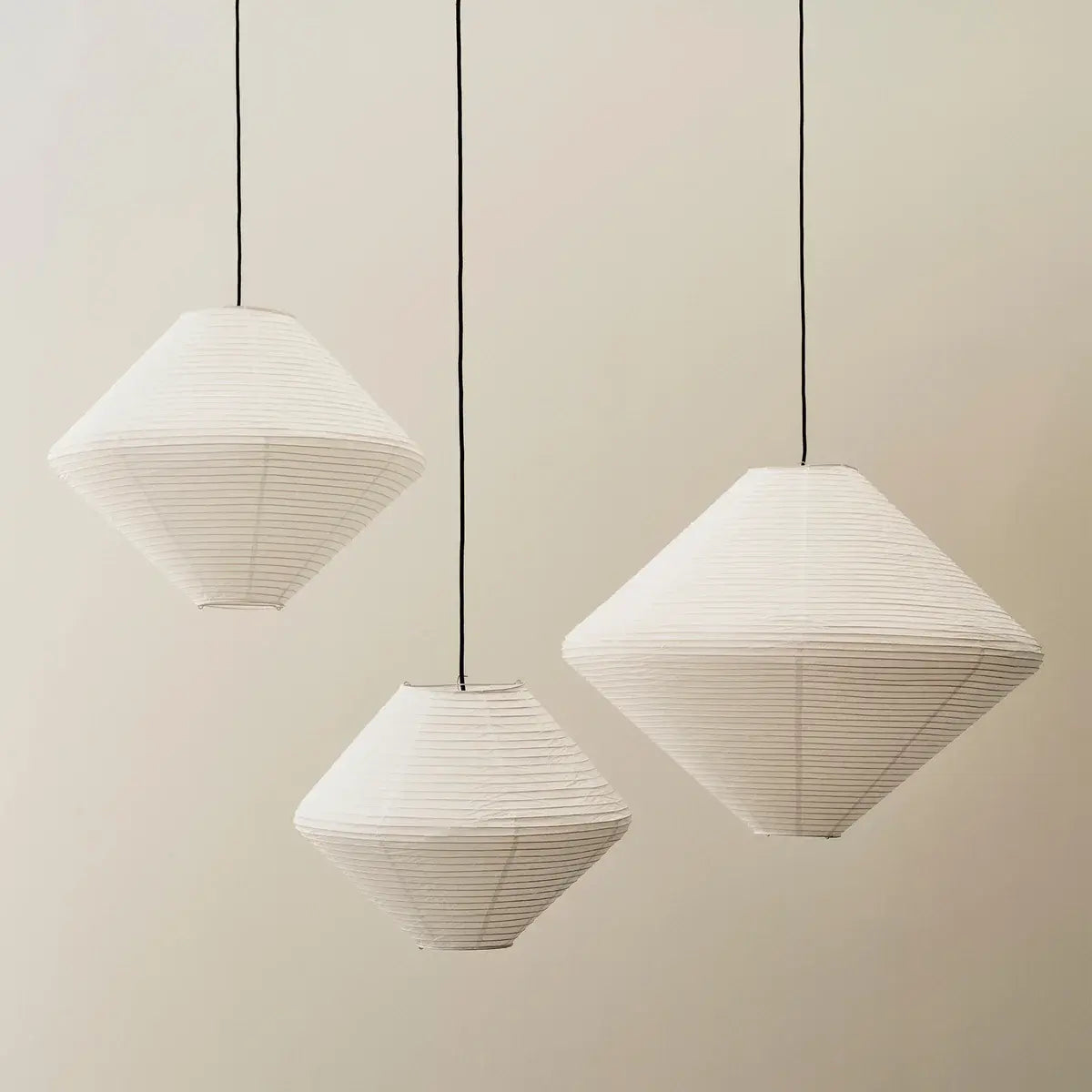 B-Ware Hay Lampenschirm Schirm Papier Diamond Weiß ø 80 Cm - 5710441422594