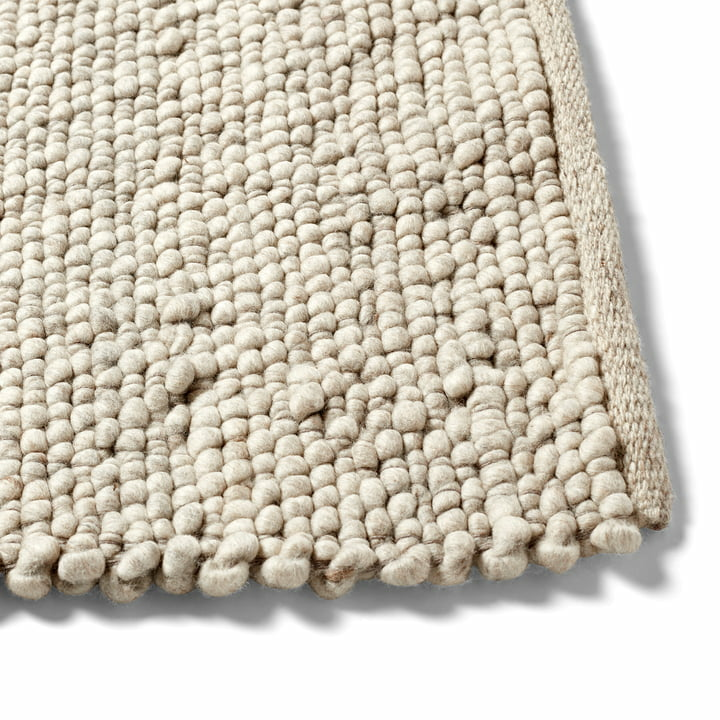 B-Ware Hay Peas Random Teppich Wohnzimmerteppich Baumwolle Wolle 140 X 200 Cm Cream  - 5710441309017