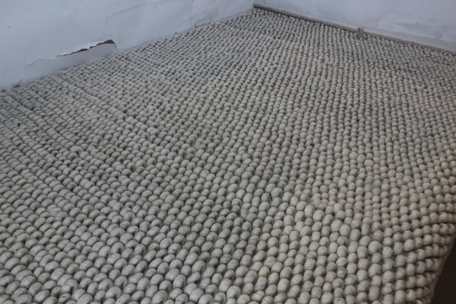 B-Ware Hay Peas Teppich Wollteppich Wohnzimmer 140 X 200 Cm Soft Grey Siehe Text/Foto - 5710441024408