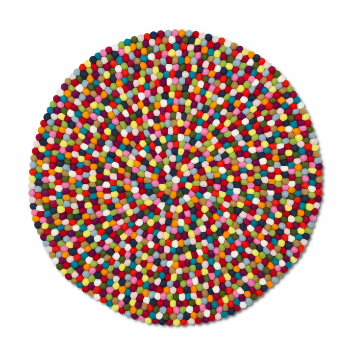 B-Ware Hay Pinocchio Teppich Filzteppich Wohnzimmerteppich Wollte ø 140 Cm Multi Colour - 5710441001188