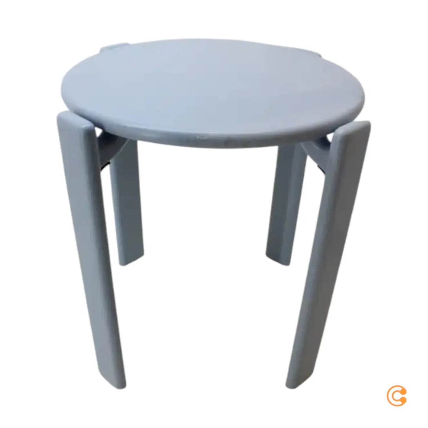 B-Ware Hay Hocker Sitzgelegenheit Rey Buche Schieferblau Lackierung Siehe Text/Foto - 5710441310082