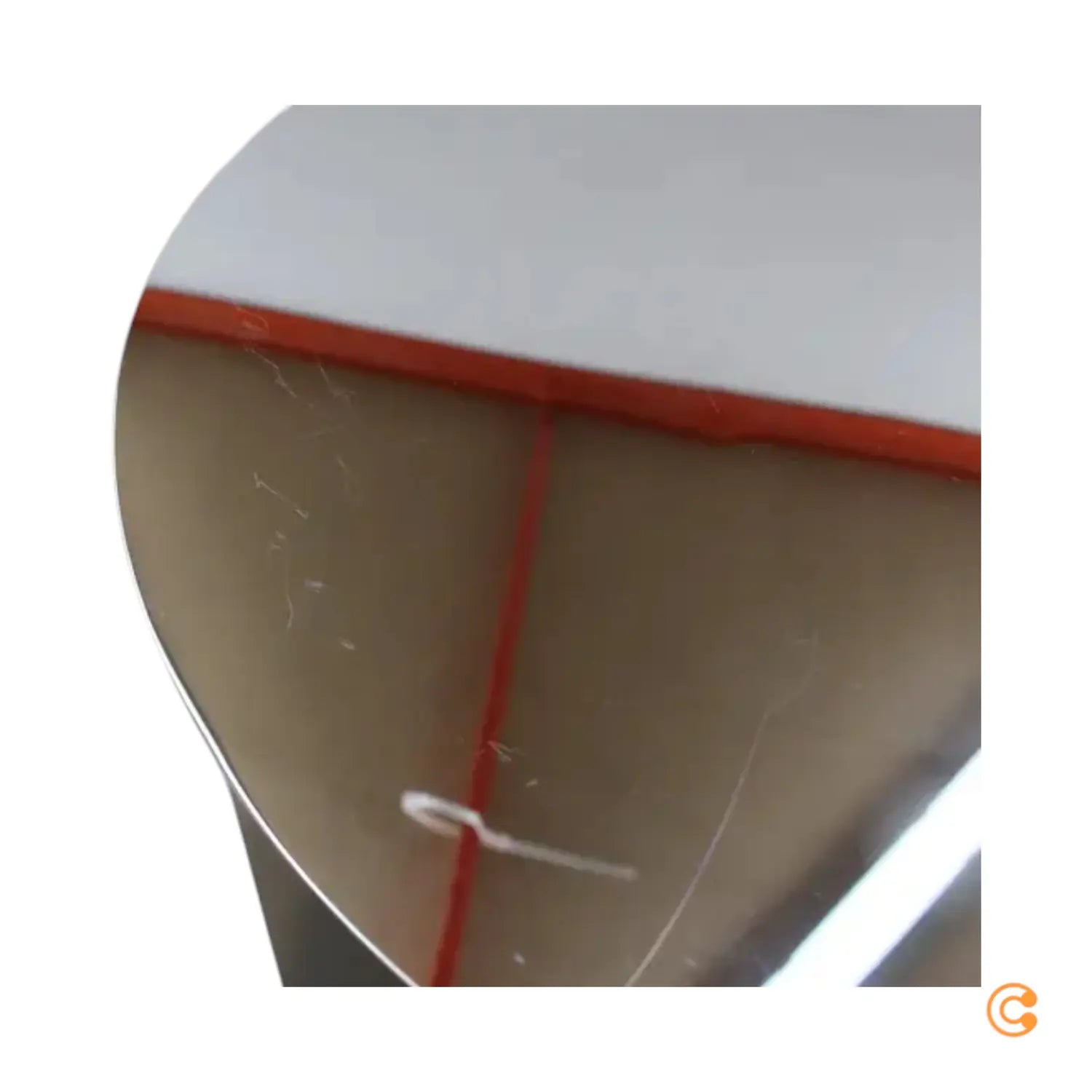 B-Ware Hay Slit Table Round High Tisch Beistelltisch Couchtisch Stahl Siehe Text/Foto - 5710441265948