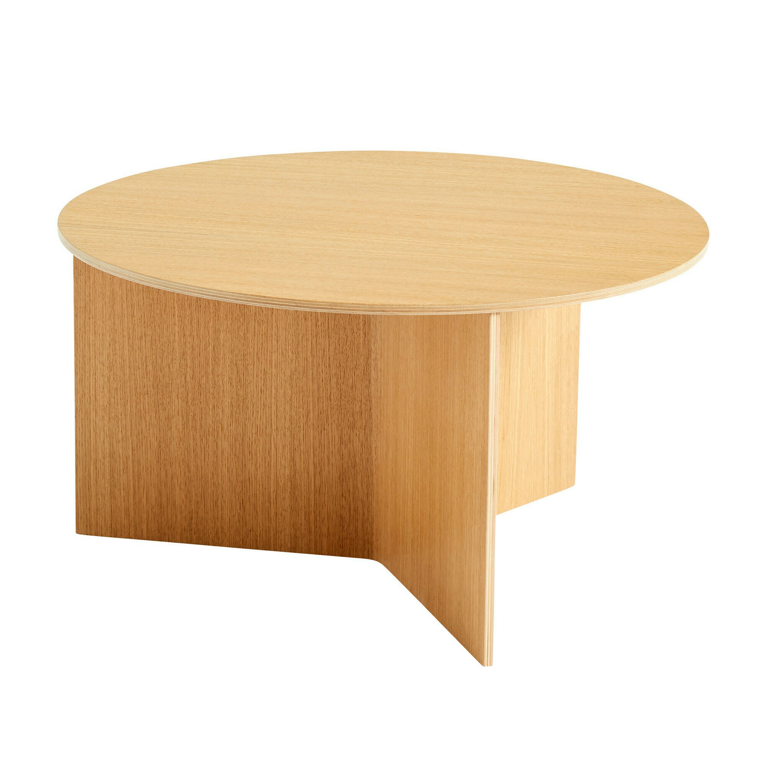 B-Ware Hay Slit Table Round Xl Tisch Couchtisch Sofatisch ø 65 X H 35,5 Cm Eiche Natur - 5710441299097