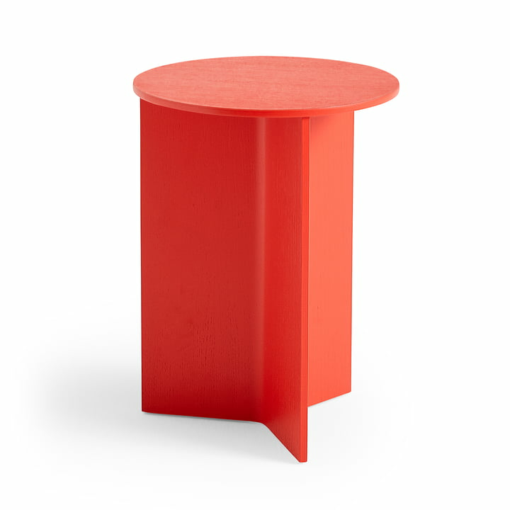 Hay Slit Table Round High Beistelltisch Couchtisch Tisch Rot Sofatisch ø35x H47cm B-Ware - 5710441299257