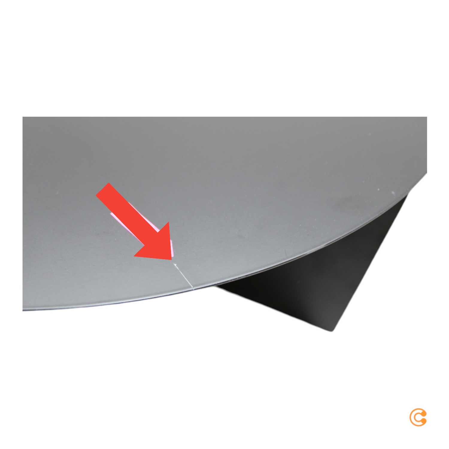Hay Slit Table Xl Tisch Couchtisch Beistelltisch Sofatisch Stahl Siehe Text/Foto B-Ware - 5710441236139